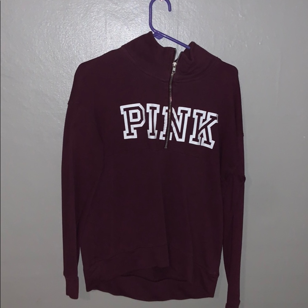 PINK 1/2 zip